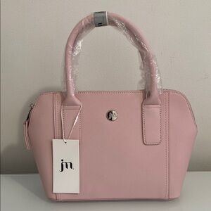 Jessica Moore - Light Pink Bowler Bag Handle With CrossBody Straps